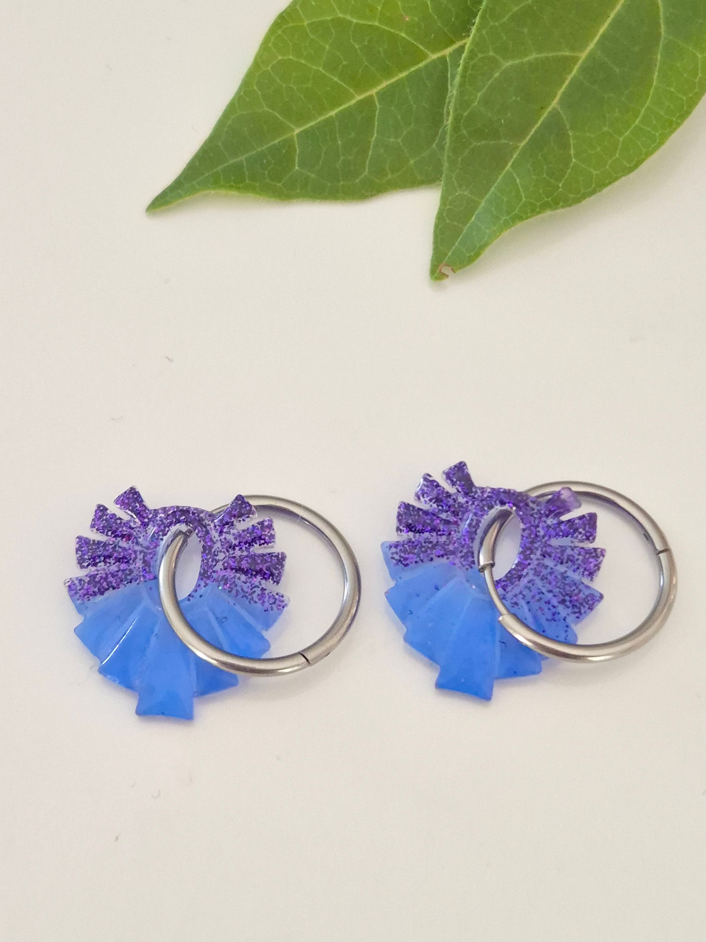 Pampilles feuilles bleues
