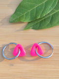 Pampilles Lou roses fluo
