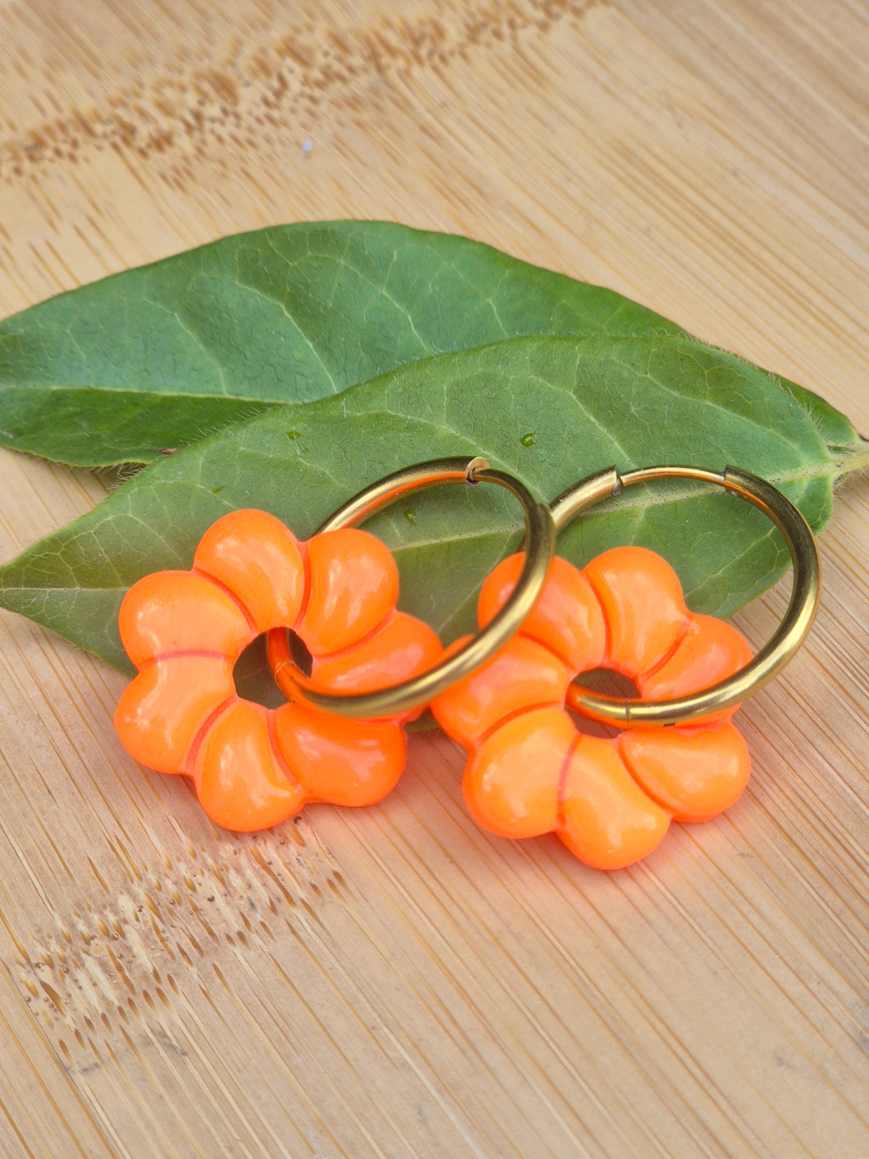 Pampilles Marie orange fluo