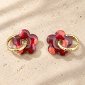 Pampilles Fleurs marrons