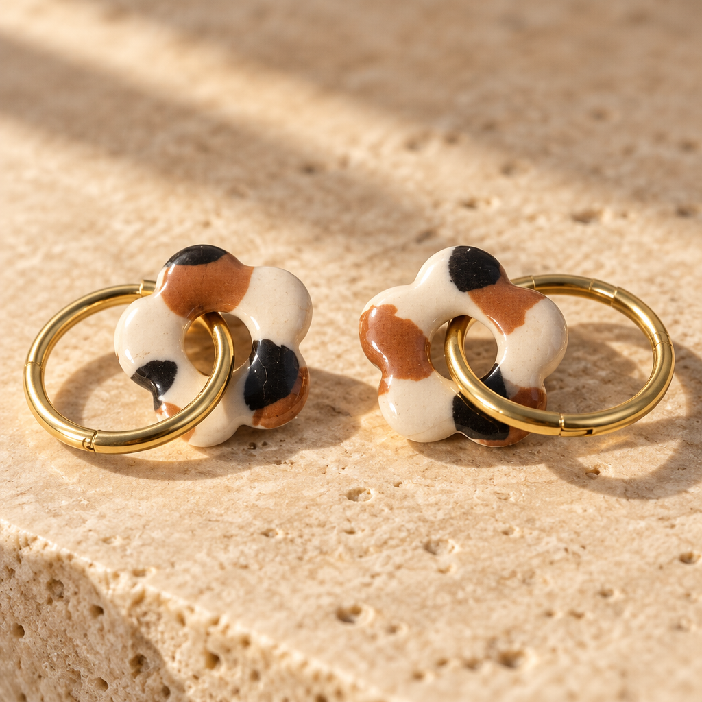 Pampilles Lili beige et marrons