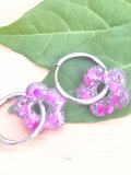 Pampilles Nala paillette violettes